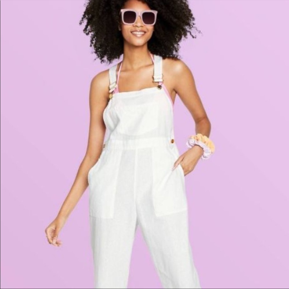 Stoney Clover Lane x Target Overalls-White